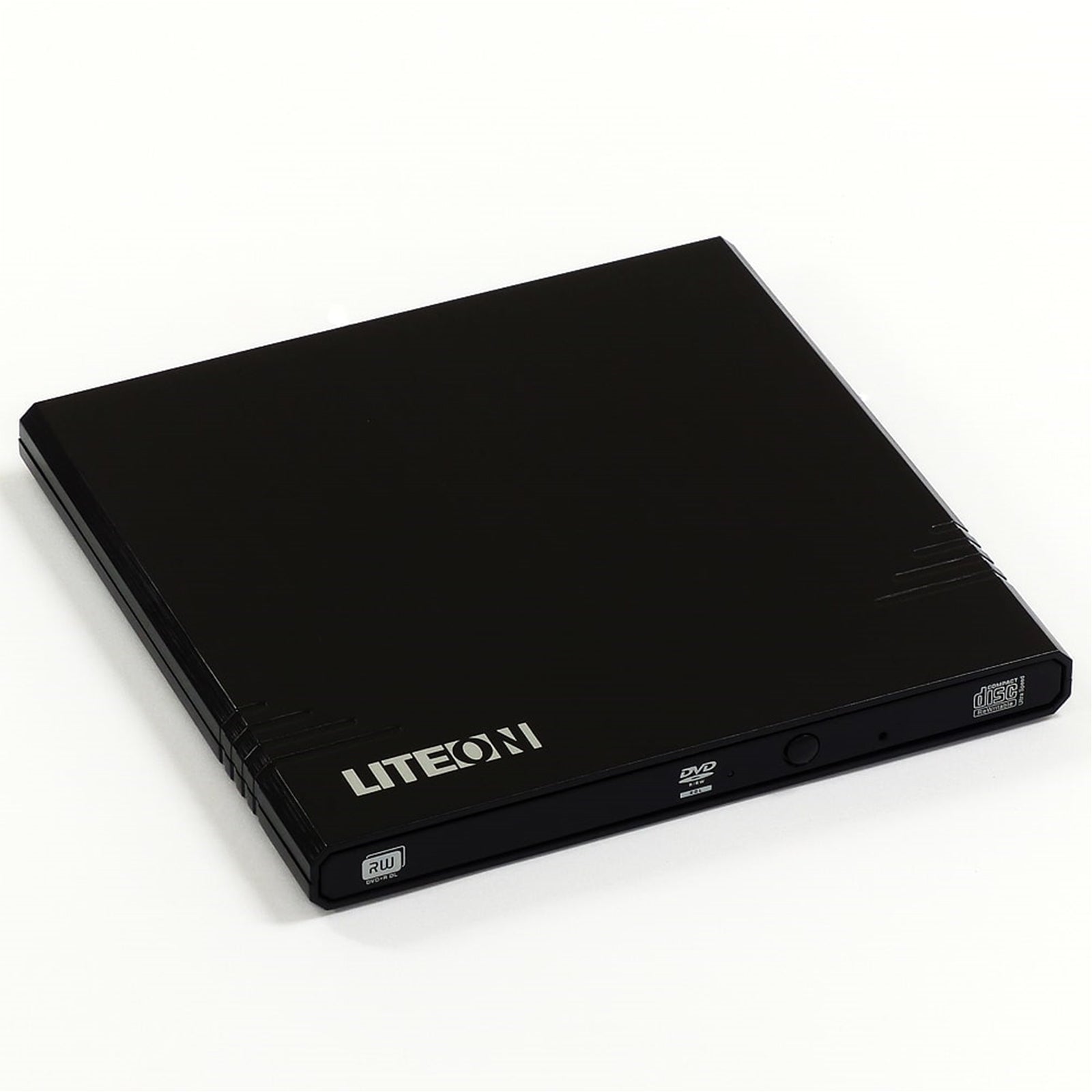 LiteOn eBAU108 Black Ultra Slender USB 2.0 External Optical Drive - PC Gear UK