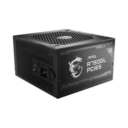 MSI MAG A750GL PCIE5 | 750W | ATX 3.0 | 80 PLUS Gold | Fully Modular | PCIe 5.0 | PSU