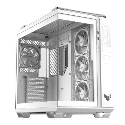 ASUS TUF Gaming GT502 Horizon ARGB Midi Tower Case | ATX | 4 ARGB Fans | White