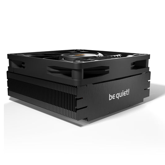 be quiet! Pure Rock LP Low-Profile Fan CPU Cooler, Universal Socket, High Quality 92mm PWM Black Cooling Fan, 2500RPM, 3 Heat Pipes, 100W TDP, Intel LGA 1700 & AMD AM5 Compatible - PC Gear UK
