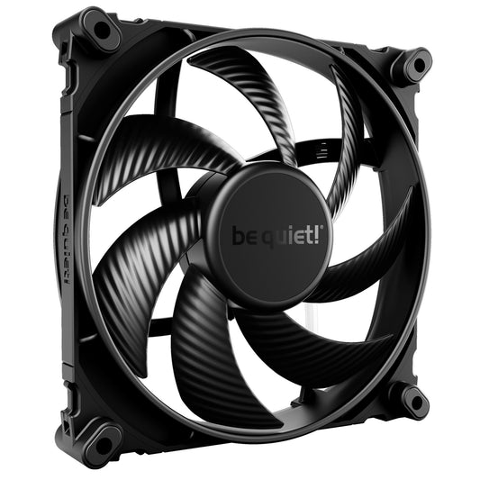 be quiet! Silent Wings 4 PWM High Speed Black Fan, 140mm, 1900RPM, 4-Pin PWM Fan Connector, Black Frame, Black Blades, Optimized Fan Blades for High End Performance, 2 Mounting Options - PC Gear UK