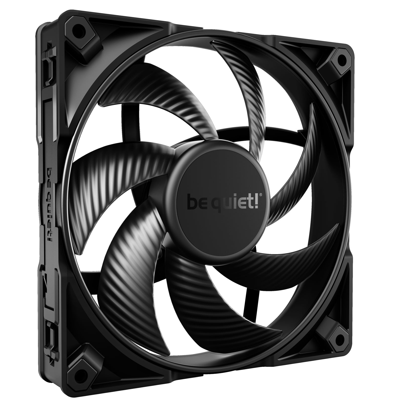 be quiet! Silent Wings Pro 4 PWM Black Fan, 140mm, 2400RPM, 4-Pin PWM Fan Connector, Black Frame, Black Blades, Optimized Fan Blades for the Highest Performance for Radiators & Heat Sinks, 3 Mounting Options, 3 Speed Switch - PC Gear UK