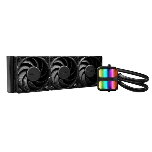 be quiet! Silent Loop 3 360mm All-in-One Liquid CPU Cooler, ARGB Lighting, Silent Wings 4 Fans, 3-Chamber Pump, High-Performance Cooling for Intel & AMD CPUs - PC Gear UK