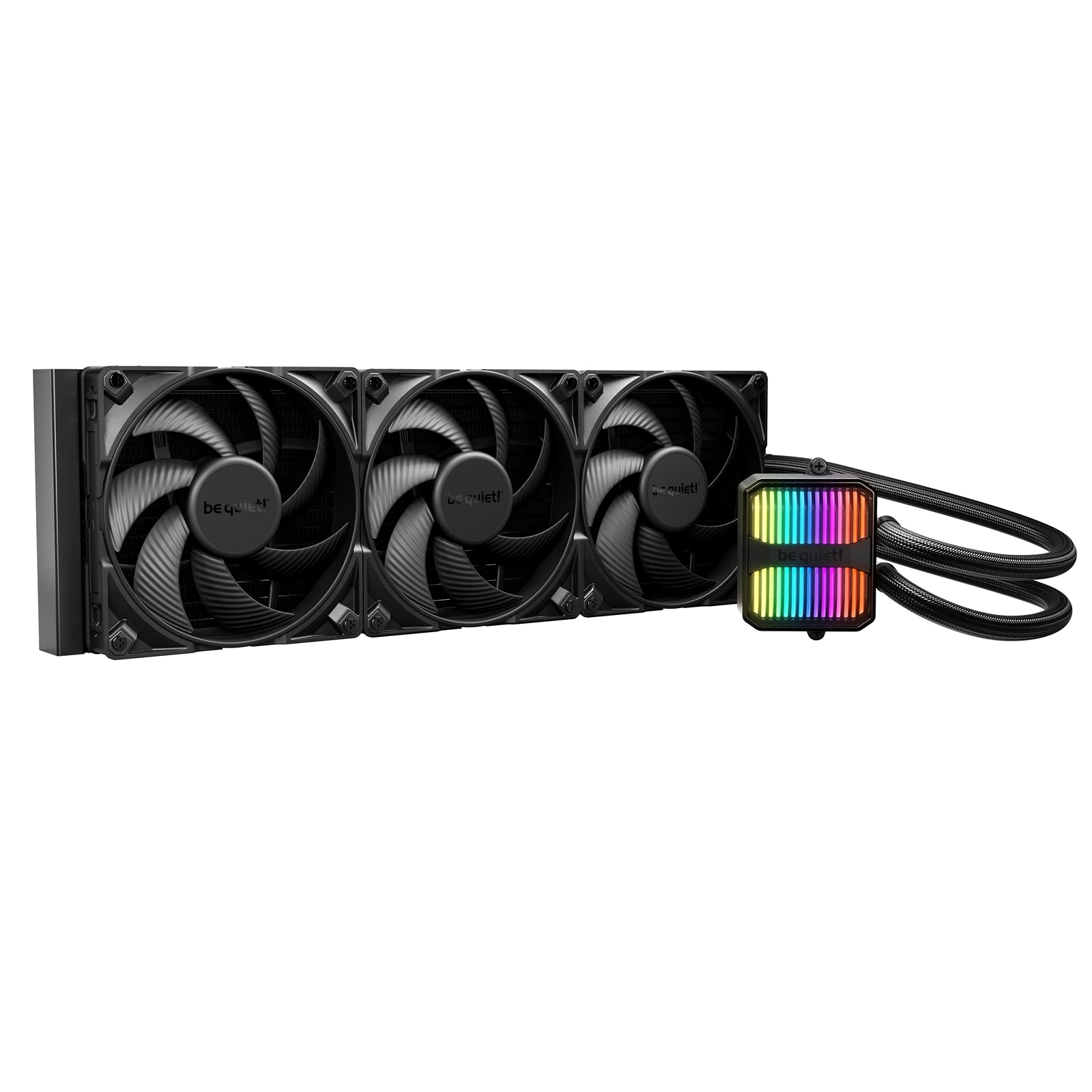 be quiet! Silent Loop 3 420mm All-in-One Liquid CPU Cooler, ARGB Lighting, Silent Wings 4 Fans, 3-Chamber Pump, High-Performance Cooling for Intel & AMD CPUs - PC Gear UK