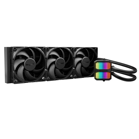 be quiet! Silent Loop 3 420mm All-in-One Liquid CPU Cooler, ARGB Lighting, Silent Wings 4 Fans, 3-Chamber Pump, High-Performance Cooling for Intel & AMD CPUs - PC Gear UK