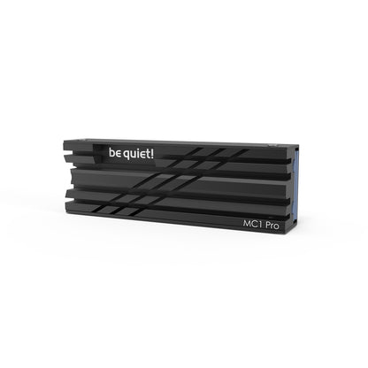 be quiet! (BZ003) MC1 Pro M.2 SSD Cooler, Integrated Heat Pipe, Single/Double Side Compatibility, 2280 Size