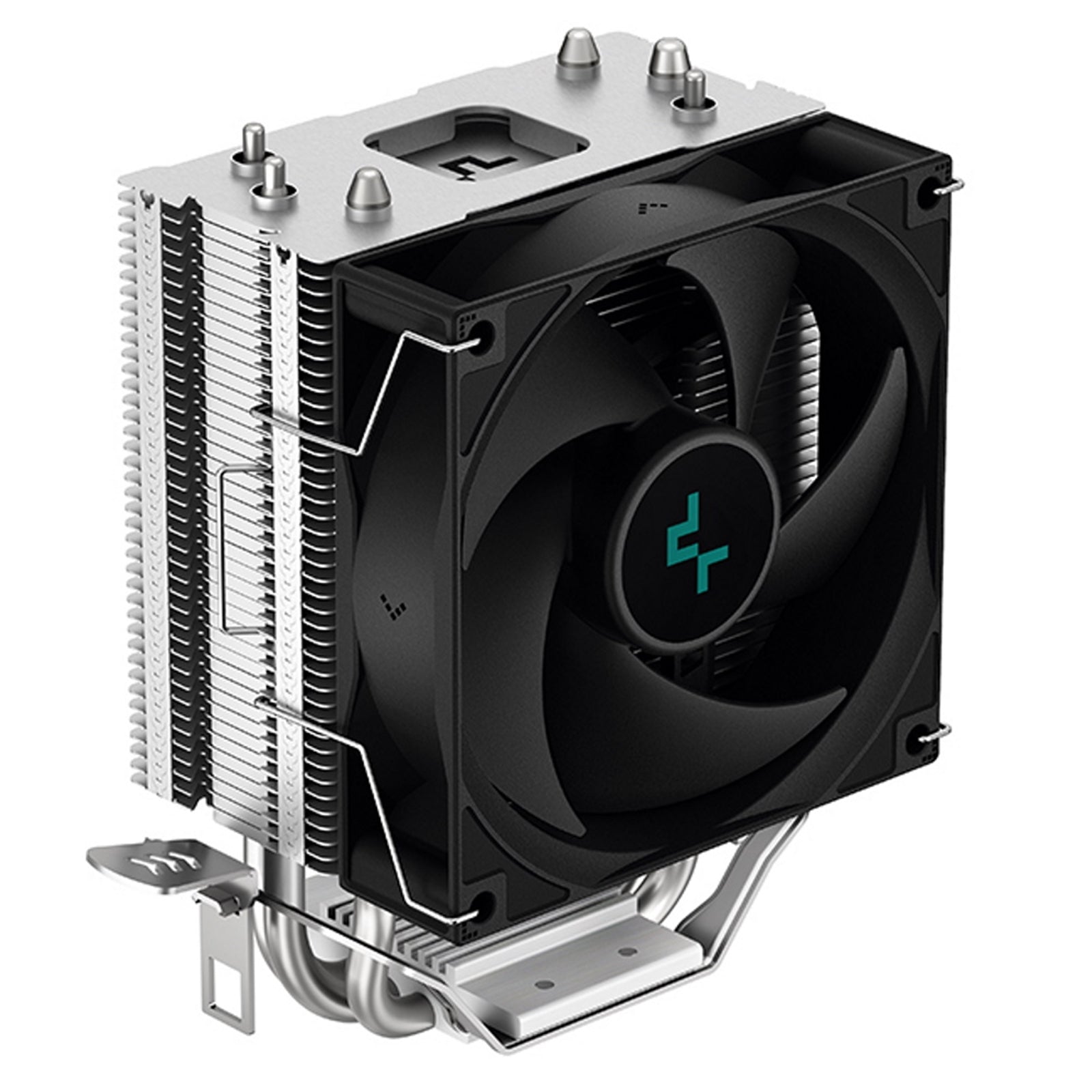 DeepCool AG300 Fan CPU Cooler, Universal Socket, Efficient 92mm PWM Cooling Black Fan, 3050RPM, 3 Heat Pipes, 150W Heat Dissipation Power, Unique Matrix Fin Design, Intel LGA 1700 Bracket Included - PC Gear UK