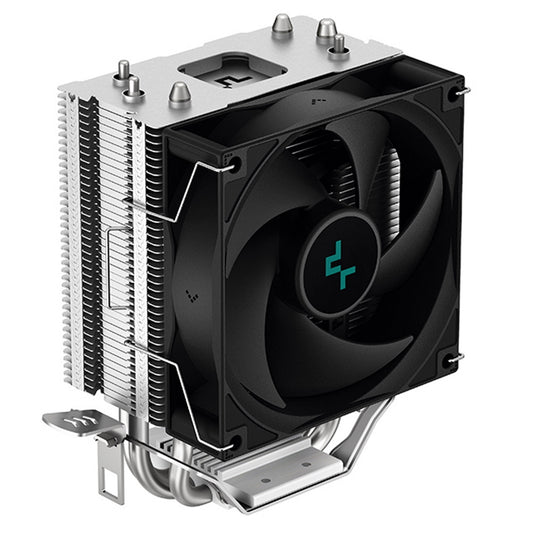 DeepCool AG300 Fan CPU Cooler, Universal Socket, Efficient 92mm PWM Cooling Black Fan, 3050RPM, 3 Heat Pipes, 150W Heat Dissipation Power, Unique Matrix Fin Design, Intel LGA 1700 Bracket Included - PC Gear UK