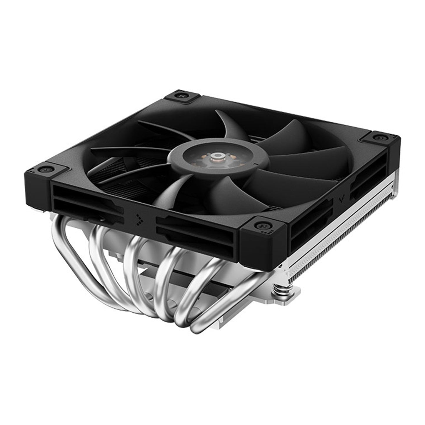 DeepCool AN600 Low-Profile CPU Cooler, 1x 120mm  PWM Fans, Aluminium Fins, Copper Base, 6x Heatpipes, Intel/AMD - PC Gear UK