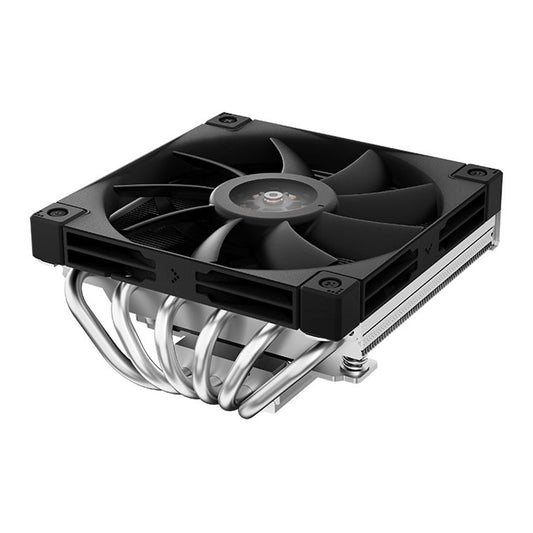 DeepCool AN600 Low-Profile CPU Cooler, 1x 120mm  PWM Fans, Aluminium Fins, Copper Base, 6x Heatpipes, Intel/AMD - PC Gear UK