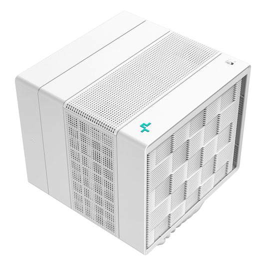 DeepCool ASSASSIN IV Universal Socket 140mm PWM 1400RPM Fan CPU Cooler, White, armed with seven heat pipes and newly designed 120 and 140mm FDB fans - PC Gear UK