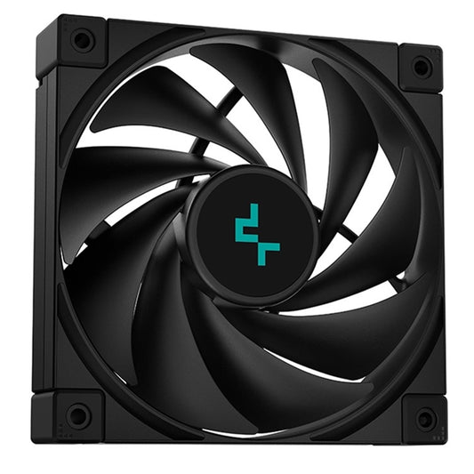 DeepCool FK120 120mm PWM Cooling Fan - High Performance, Silent Operation, Fluid Dynamic Bearing, Black - PC Gear UK