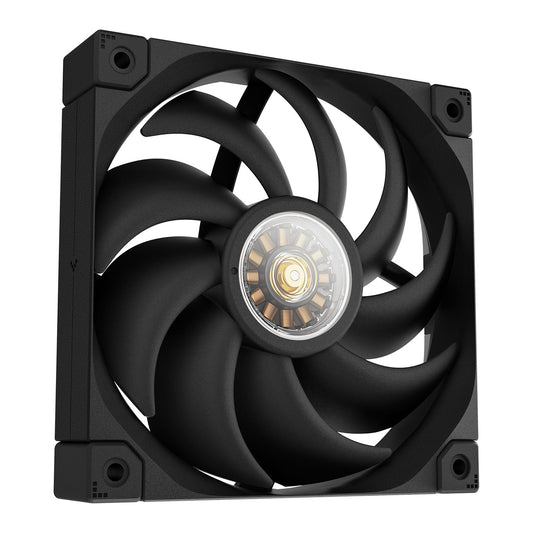 DeepCool FT12 120mm PWM Case Fan, High Airflow 75 CFM, 4.2mmAq Static Pressure, Quiet Operation =32dB, Fluid Dynamic Bearing, Black - PC Gear UK