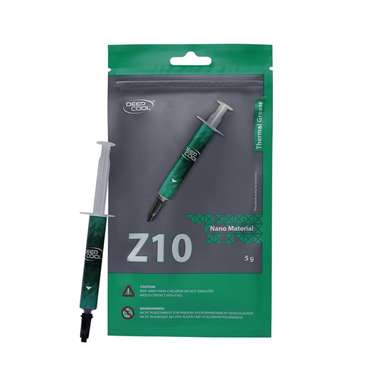 DeepCool Z10 Thermal Compound Syringe, 5g, Cobalt Blue, Industrial Grade Thermal Interface, High Thermal Conductivity - PC Gear UK