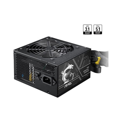 MSI MAG A650BN PCIE5 II | 650W | ATX 3.1 | 80 PLUS Bronze | Non-Modular | PCIe 5.1 | PSU