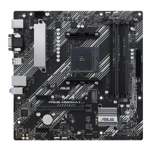 ASUS Prime A520M-A II/CSM AMD AM4 Micro-ATX Motherboard