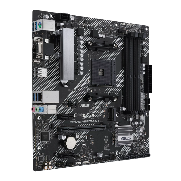 ASUS Prime A520M-A II/CSM AMD AM4 Micro-ATX Motherboard