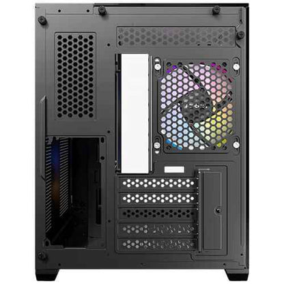 Antec CX600M ARGB Mini-Tower PC Gaming Case, 270 Full-View Tempered Glass, 3x 120mm ARGB LED Fans, USB 3.0, Dust Filters, Tool-Free Installation, Black