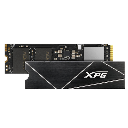 Adata XPG GAMMIX S70 Blade (AGAMMIXS70B-1T-CS) 1TB NVME SSD, M.2 Interface, PCIe Gen4, 2280, Read 7400MB/s, Write 5500MB/s, Heatsink, 5 Year Warranty - PC Gear UK