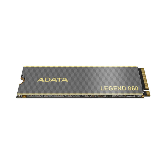 Adata, Adata Legend 860 (SLEG-860-2000GCS) 2TB NVMe SSD, PCIe Gen4, M.2 Interface, 2280, Read 6000 MB/s, Write 5000 MB/s, Heatsink 5 Year Warranty, M.2 2280