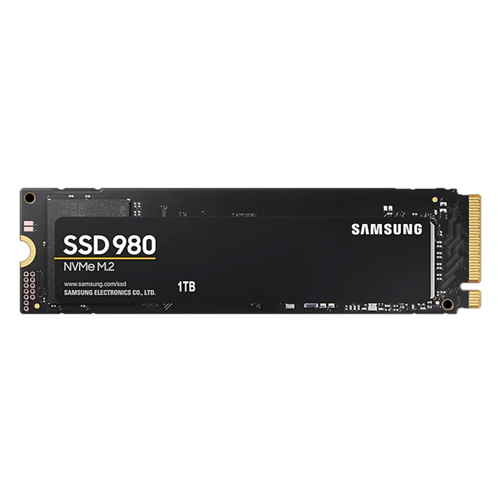 Samsung 980 (MZ-V8V1T0BW) 1TB NVMe SSD, M.2 Interface, PCIe Gen3, 2280, Read 350MB/s, Write 3000MB/s, 5 Year Warranty - PC Gear UK