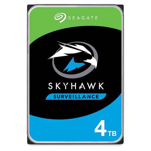 Seagate SkyHawk Surveillance ST4000VX016 4TB 3.5" 5400RPM 256MB Cache SATA III Internal Hard Drive - PC Gear UK