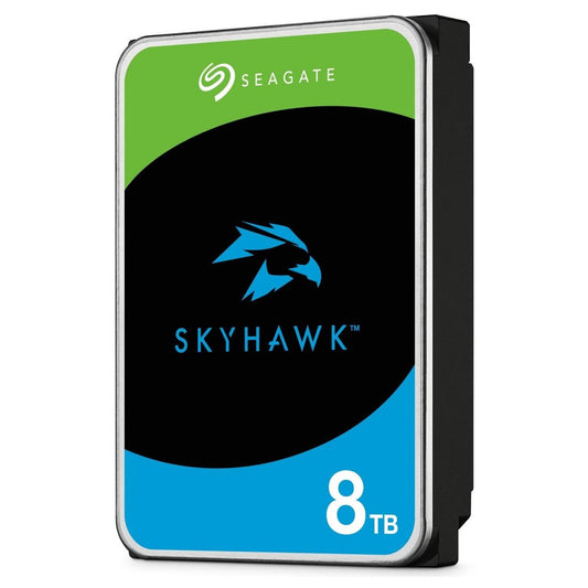 Seagate ST8000VX010 SkyHawk Surveillance 8TB 3.5" 5400RPM 256MB Cache SATA III Internal Hard Drive - PC Gear UK