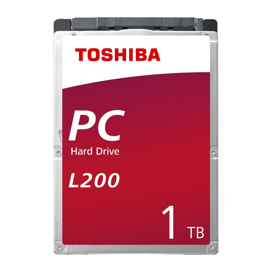 Toshiba L200 HDWL110UZSVA 1TB SATA IIl 5400RPM 2.5 Inch 7mm Internal Hard Drive - PC Gear UK