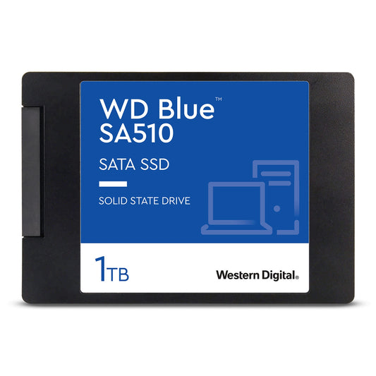 WD Blue (WDS100T3B0A) WDS100T3B0A SA510 1TB 3D NAND 2.5" SATA SSD - PC Gear UK