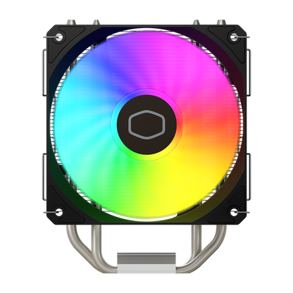 Cooler Master Hyper 212 Spectrum V3 CPU Air Cooler, 120mm ARGB PWM Fan, 4 Heat Pipes, 152mm Height, Intel LGA1700/1200 & AMD AM4/AM5