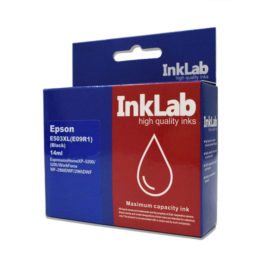InkLab 503XL Epson Compatible Black Replacement Ink - PC Gear UK