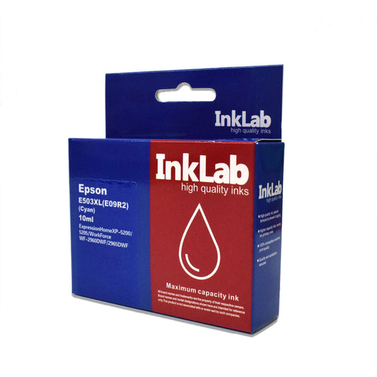InkLab 503XL Epson Compatible Cyan Replacement Ink - PC Gear UK