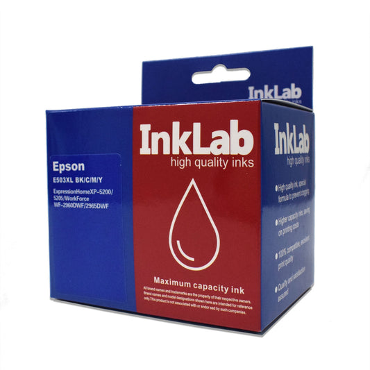InkLab 503XL Epson Compatible Multipack Replacement Ink - PC Gear UK