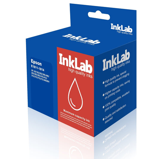 InkLab 1811-1814 Epson Compatible Multipack Replacement Ink - PC Gear UK