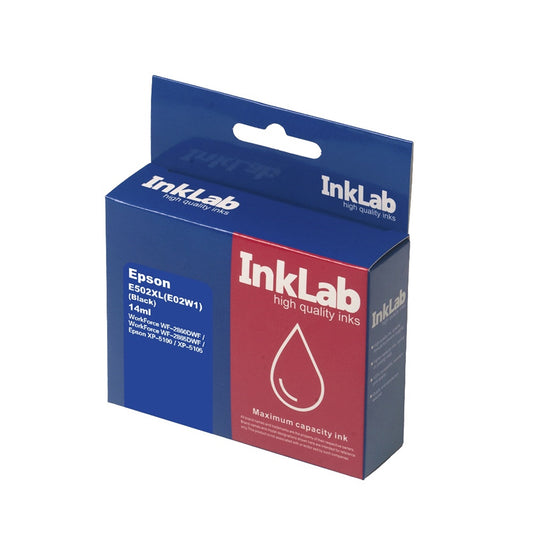 InkLab 502XL Epson Compatible Black Replacement Ink - PC Gear UK
