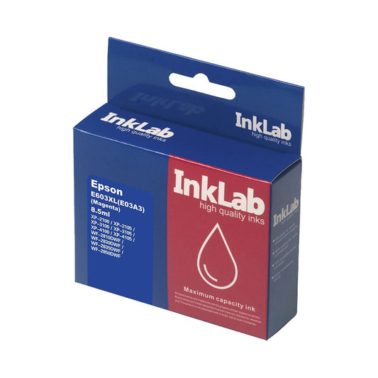 InkLab 603XL Epson Compatible Magenta Replacement Ink - PC Gear UK