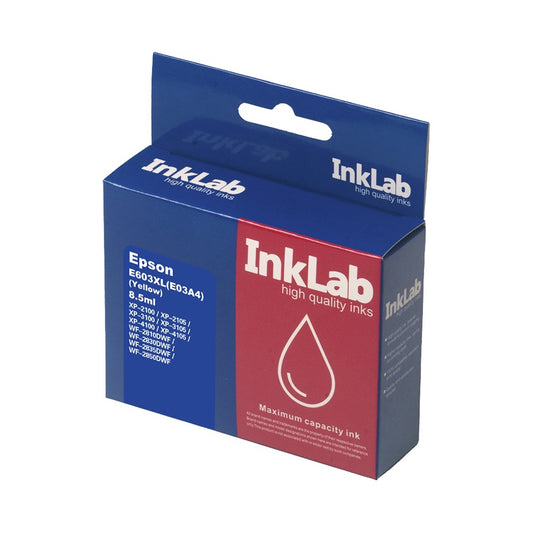 InkLab 603XL Epson Compatible Yellow Replacement Ink - PC Gear UK