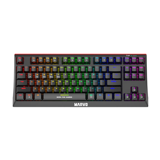 Marvo Scorpion KG953W-UK 80% TKL Bluetooth/Wireless/Wired RGB Mechanical Gaming Keyboard - PC Gear UK