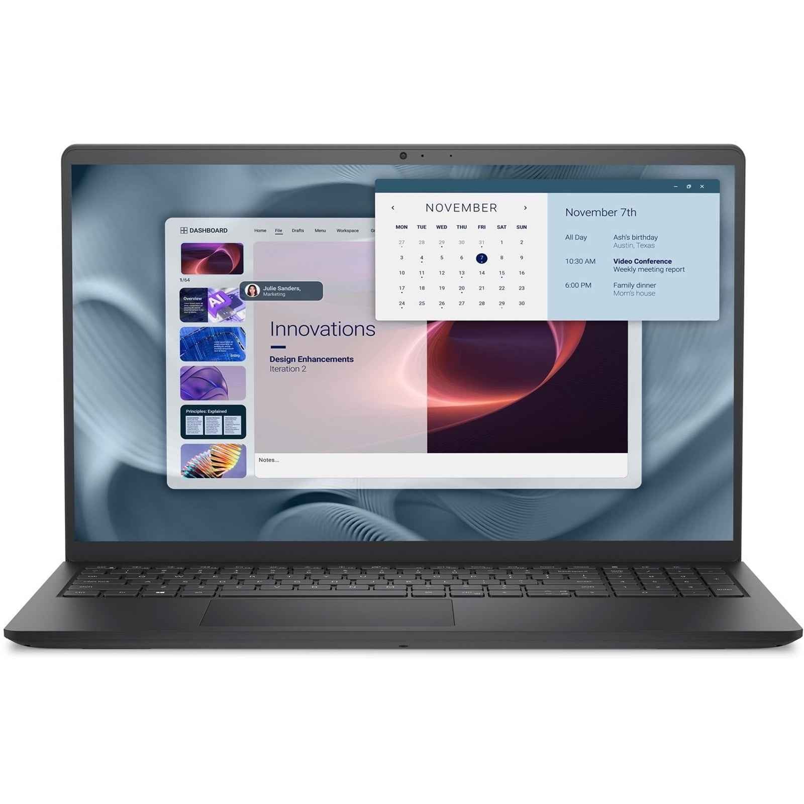 Dell Pro 15 Essential PV15250 T26H4 Laptop, 15.6 Inch Full HD Screen, Intel Core i5-1334U 13th Gen, 16GB RAM, 512GB SSD, Windows 11 Pro