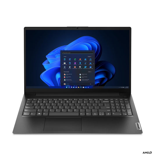Lenovo V15 G4 AMN Laptop, 15.6 Inch Full HD 1080p Screen, AMD Ryzen 5 7520U, 8GB LPDDR5 RAM, 512GB SSD, AMD Radeon 610M Graphics, Windows 11 Home, Includes 2 Year warranty Upgrade