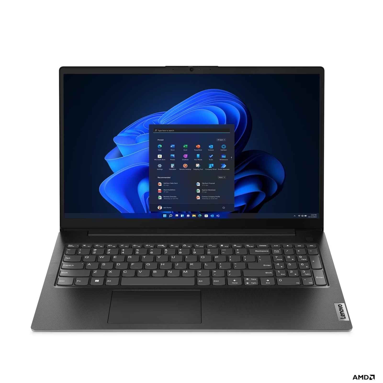 Lenovo V15 G4 AMN Laptop, 15.6 Inch Full HD 1080p Screen, AMD Ryzen 5 7520U, 8GB LPDDR5 RAM, 512GB SSD, AMD Radeon 610M Graphics, Windows 11 Home, Includes 2 Year warranty Upgrade