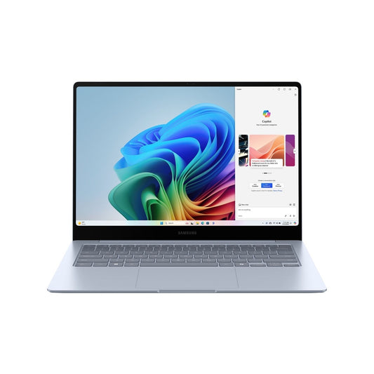 Samsung Galaxy Book 4 Edge 16 Inch AMOLED 2X Touchscreen Copilot+ PC AI Laptop with Qualcomm Snapdragon X Elite 12 Core 4.2GHz Processor, 16GB DDR5 RAM, 1TB, Qualcomm Adreno GPU, Qualcomm Hexagon NPU, WiFi 7, Windows 11 Pro - PC Gear UK