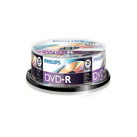 Philips DVD-R 16X 25 PK Spindle - PC Gear UK