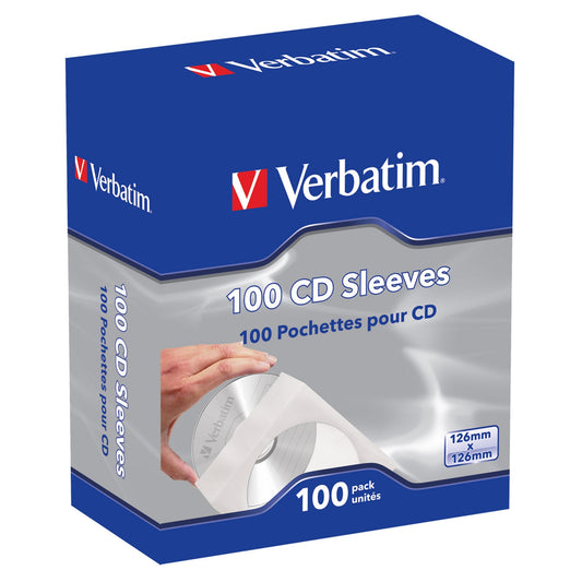 Verbatim (49976) CD Paper Sleeves 100-Pack