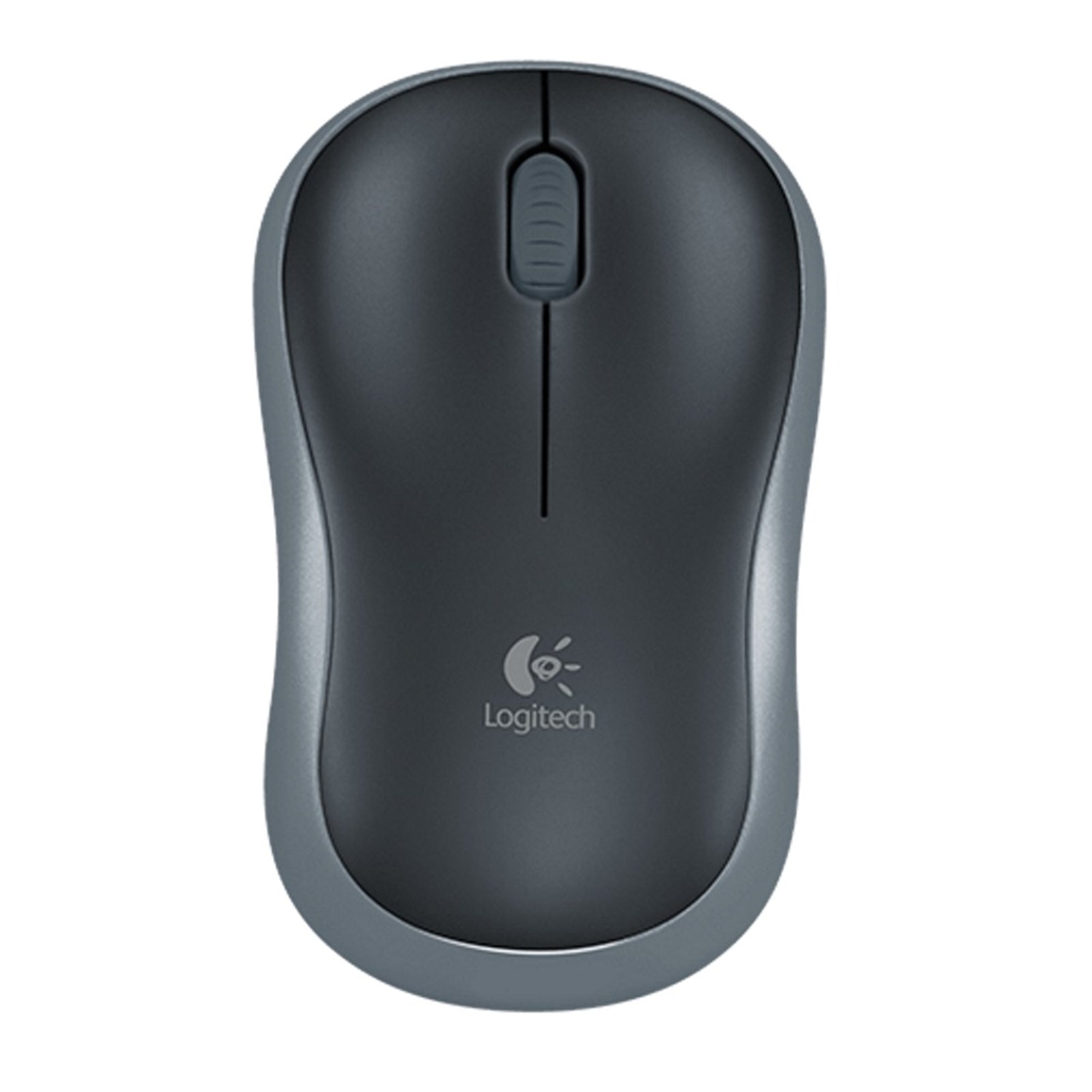 Logitech M185 Wireless Black & Grey Mouse - PC Gear UK