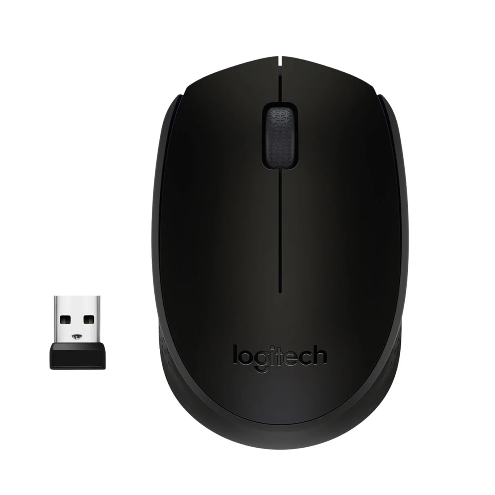 Logitech Wireless Mouse M171, Compact Ambidextrous Curve Design, 12-Month Battery, 2.4 GHz wireless connection, Black - PC Gear UK