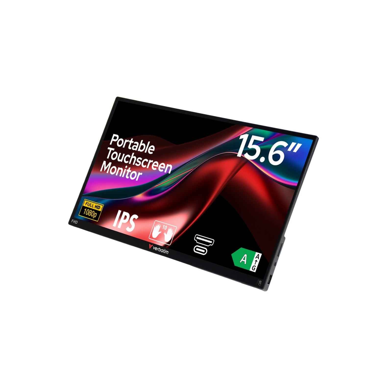 Verbatim (49592)Portable 15.6" FHD Touch Monitor ALU