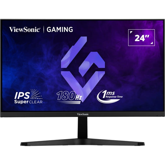 Viewsonic VX24G1-HD 24 Inch Full HD IPS Gaming Monitor, 1920x1080 resolution, 180Hz, HDMI, DisplayPort, 1ms, Freesync, VESA - PC Gear UK