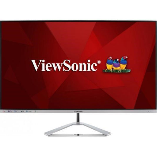 Viewsonic VX3276-4K-mhd 32 Inch 4K Entertainment Gaming Monitor, 60Hz, 4ms, Speakers, Dual HDMI, Display Port, Mini Display Port,  VESA, Silver - PC Gear UK