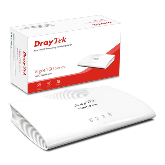 DrayTek V166-K Vigor 166 G.FAST and VDSL2 Ethernet Modem/Bridge - PC Gear UK